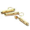 Keychains & Lanyards 4 In1 Mini Portable Golden Opener Screwdrivers Ear Pick Ear Cleaner Keychain Kit Ear Pick Phillips Slotted Screwdriver Awl