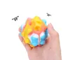 Pops Bolha Dimple Ball 3D Fidget Fidget Toy Decompression Squeeze Brinquedos Para Crianças Adult Family Interactive Toys Sensory