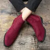Botines Faux замшевые скольжения на 2021 новой мужской обувь лодыжки Chelsea Boots Casure outdoors мода классика комфортабельный сплошной весна осень dp073