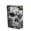 Latest Creative Skull Head of Ghost Printed Cigeratte Case Mix Color portable Plastic box Push Here to Open hookahs