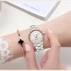 SUNKTA diamante bianco ceramica orologi da donna impermeabile top brand orologi di lusso donna moda vestito orologio al quarzo Relogio Feminino 210517