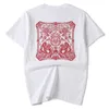 IEFB Kinesiska Elements Broderi Bomull Kortärmad T-shirt Mäns Personlighet National Trend Round Collar Tee 9Y5881 210524