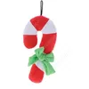 Jouets pour chiens en forme de béquille de noël, jouet sonore à mâcher en peluche pour chiot et chat, produits d'entraînement pour chiens, jouets grinçants DAS216