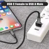 Tipo C Feminino para USB 2.0 macho Port Adaptador Conversor OTG para Moblie Telefone