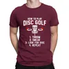 MEN039S Tshirts Негабаритная футболка диск Disc Golf, как смешное с коротким рукавом качественное качество хлопка новинка Teemen039s8751361