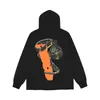 Hoodies big v mens womens mode streetwear pullover sweatshirts lösa älskare toppar kläder vlones # s-xl