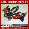 Body Injection mold For HONDA CBR 600F4 600CC 600 F4 FS CC 1999-2000 Bodywork 54No.19 100% Fit CBR600FS CBR600F4 1999 2000 CBR600 F4 99 00 OEM Fairings Kit red black blk