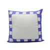 Puste Sublimation Pillow Case 40 * 40 cm Siatka Transfer ciepła Rzuć Poduszka 3 Kolory Home Sofa Pillowcases CCA12673 200 sztuk