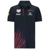 Toppkvalitet F1 Formel One Racing Suit Car Team Logo Fabrik Uniform Polo Kortärmad T-shirt Män kan anpassas 2021