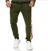 メンズパンツHeflashor Jogging Men Striped Sport Sweatpants runining breathable Elasticity FitnessトラックパンツズボンDrak22