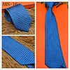 Cravates pour hommes 7,5 cm Cravates en soie lettre Cravate rayée pour hommes d'affaires formelle fête de mariage Gravatas avec boîte