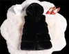 Women's Fur & Faux 2022 Autumn Winter Clothing Imitation Jacket Coat Hooded Thick Vest Furry Mink Hair Women