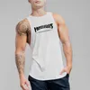 Muscleguys Vest Marca Bodybuilding Roupas e Fitness Homens Undershirt Church Tops Men Retalhamento Camisa sem mangas 210421