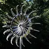 Einzigartige und magische Metall Windmühle Outdoor Dynamic Wind Spinners Windfänger Exotische Yard Patio Rasen Garten Dekoration Y0914