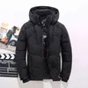 Uomo White Duck Parka Down Winter Warm Jacket Cappotto di alta qualità Overcoart Thick Puffer Stand Cappello spesso Fashion Down Jacket Uomo 211110