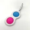 Toy Sensory Jewelry Key Chains Push Bubble Cartoon Simple Toys Keychain Stress Reliever For Kids Autism Special Need new3466717