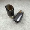 2pcs Parlak Akrapovic egzozlar BMW Volkswagen Benz Kuyruk İçin Araba Styling Boru Susturucu Uç Karbon Fiber