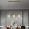 Pendant Lamps Modern LED Crystal Chandelier Kitchen Bar Bedroom Bedside Decor Lighting Dining Room Hanging Ceiling Lights
