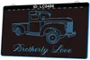 LC0486 Old Classic Truck Broederliefde Lichtbord 3D Gravure