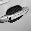 Autocollants muraux 4 pièces/ensemble autocollant de porte de voiture en Fiber de carbone couverture résistante aux rayures Film de Protection de poignée automatique accessoires de style extérieur