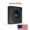 Ship from USA X96 X4 TV BOX Android 11 Smart Amlogic S905X4 4GB 32GB Quad Core 2.4G/5G WIFI BT4.1 8K Media Player RGB Light