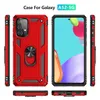 Cas de téléphone à l'épreuve des chocs pour Samsung Galaxy A82 A72 A52 A42 A32 A12 A02S A02 A71 A51 5G A31 A21S A21 A11 A01 Ring Stand Pumper Case3104614