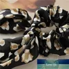 Fashion Feamle Bow Knotted Hair Rope Long Streamer Scrunchies Vintage Leopard Girls Hairband Hair Scarf Hair Accessories Factory Price Expert Design Quality