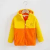 Chaqueta polar de otoño para niños, abrigos con capucha para niñas, abrigos gruesos de manga larga para niños, ropa de abrigo cálida para niños de 2 a 14 años, ropa 211204