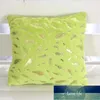 Bronzing Leaves Series 43x43cm Square Cushion Cover Soft Short Plush Sofa Chair Seat Pillowcase Home Decor Pillow Cover Factory price expert design Quality Latest