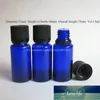 1/2 Oz Blue Glass Bottle With Reducer Dropper, 15ml Cosmetic Bulk Wholesale Storage Bottles & Jars Factory price expert design Quality Latest Style Original Status