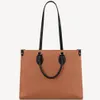 Klassische, hochwertige Luxus-Designer-Tasche für Damen, OnTheGo-Taschen, Einkaufstaschen aus echtem Leder, modische Umhängetaschen, kostenloser Versand