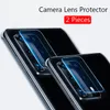 Lainergie 2 stycken för Huawei P40 Pro Camera Lens Film Protective Back Protector Glass P40Pro mobiltelefon Skärmskyddare