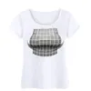 Impression 3D Spoof Tshirt Modèle tridimensionnel Illusion Tromperie Gros Seins Manches Courtes Femmes Tee Hommes Blanc Japonais Tops Y25730282
