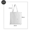 Storage Bags Women Canvas Shopping Totes Female French Print Shoulder Eco Handbag Reusable Foldable Book Pouch Teacher Gifts