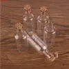 20PCS 15 ml Maat 24 * 70 * 8mm Transparant Glas Wishing Flessen met Cork Stopper Lege Spice Jars Fials Christmas Wedding Gift Goods