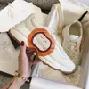 2021 Lüks Marka Tasarımcı Spor Ayakkabıları Deri Rhyton Spor Ayakkabı Bej Erkek Sneaker Vintage Chaussures Kadın Ayakkabı Tasarımcıları Basketbol Boyutu 35-45