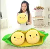 25CM Cute Kids Baby Plush Toy Pea Stuffed Plant Doll Kawaii For Children Boys Girls gift Peashaped Pillow Toy7538535