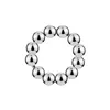 NXY Cockrings 32/35/40mm Male Penis Ring 304 Stainless Steel Delay Ejaculation Metal Cock For Man Full Beads Erotic Adult Games Sex Toys 1124