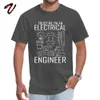 T-shirt 100% algodão homens tops camiseta confie-me eu sou um engenheiro citações geek tees high street preto branco tshirt engraçado 210629