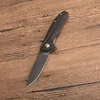 Sonderangebot Flipper Klappmesser D2 Stone Wash Drop Point Klinge G10 + Edelstahlblechgriff Kugellager EDC Taschenmesser 3 Grifffarben