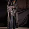 Johnature Linen Vintage Patchwork Trench Loose Windbreaker Spring Retro Pockets Women Solid Color Long Coat 210820