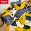 Bedding Sets NANJIREN Home Textile Products Duvetcover&2pcs Piilowcase&1 Sheet Fashion Simple Beathable Comfortable Cotton Set