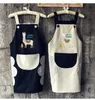 Apron Sleeveless Wipe Hand Towel Waterproof and Oil-proof Gardening Pet Shop Florist Overalls Men and Women Work Clothes Gowns 210622