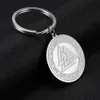 10P ring Stainless Steel Valknut Keychain Viking Irish Knot Pagan Amulet Charm Ring Holder Pendant Bag Gift for Men Women