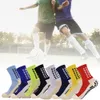 Heren anti-slip voetbal sokken atletische lange sokken absorberende sport grip sokken voor basketbal voetbal volleybal lopende sok