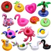 Party Decoration Floating Cup Holder Swim Ring Water Toys Party Beverage Boats Baby Pool Uppblåsbara dryck Hållare Bar Beach Coasters