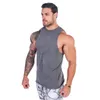 Bodybuilding Fitness Stringer Stringer Homens Top Sólido Colete Muscle Sportswear Sem Mangas Undershirt Homens Ginásios Academias Camisa 210421