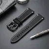 Assistir bandas Bandas de relógio de couro genuíno vintage 18mm 20mm 22mm 24mm Release rápida machos smart straps acessórios