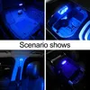 Faros delanteros para automóvil Luz interior Techo automático Lámpara de lectura LED Estilo Noche Mini Carga USB 5V Ambiente