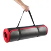 Yoga matta ny 10mm förtjockad glidning 183cmx61cm NBR Fitness Gym Mats Sportkudde Gymnastiska Pilates Pads med Yoga Bag Strap